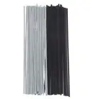 100pcs Reed Diffuser Sticks Set Stick with Decoration Bottle, Grey Black