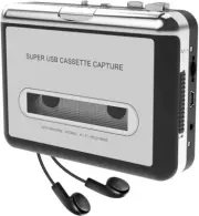 Cassette Player, Portable Walkman Stereo Tape to MP3 Converter, Audio Music Reco