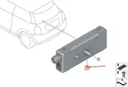 MINI CABRIO F57 Bootlid Antenna Amplifier 9309990 65209309990 NEW GENUINE