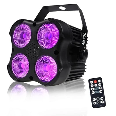 DJ Par Lights, RGBW 4 in 1 Led Par Light with Sound Activated, Super Bright S...