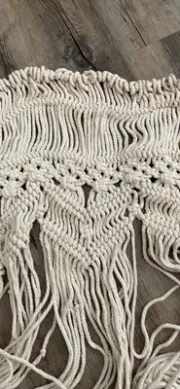 Macrame Curtain Wall Hanging Long