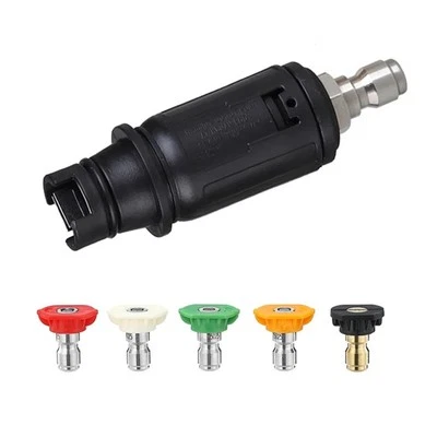 Adjustable Cleaning Machine Nozzle Head 1/4 Inch Quick Connect Nozzle 3000 Psi