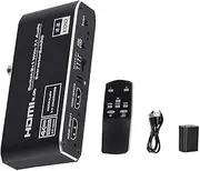 2 in 1 Out Audio Extractor Switch with 7.1 Audio HDMI 2.0b Switch 2x1 with Remote Control Accessories