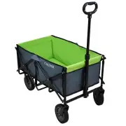 [EU Direct] CALTER Folding Camping Cart Wagon Utility Kids Wagon Outdoor Garden Foldable Utility Beach Trolley Cart Camp
