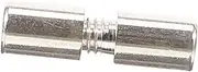 DOITOOL Bracelet Screw Clasp Jewelry Screw Clasp Pearl Button Head Silver Tone DIY Necklace Safety Lock