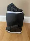 Air Jordan 1 Mid SE Black / Concord / Space Jam DV1337 004 Size 4y GS / 5.5W