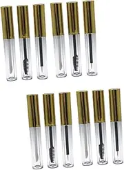 2sets Sub Packaging Bottles Liner Material Bag Topper Glasses Cake Makeup Lip Gloss Tube Bee Water Cups Dispensed Bag Chain Brow Liquid Beehive Frame Holder Golden 6pcs*2