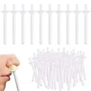 60 Pcs Plastic Nose Wax Sticks Waxing Rod Applicators Nose Hair Removal