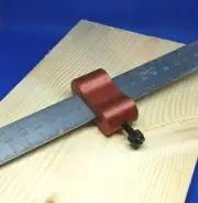 Ruler stop joiners joinery tool depth marking gauge square scribe steel rule