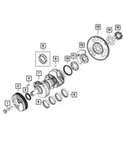 Genuine Mopar 2014-2019 Jeep Grand Cherokee Transmission Flex Plate 4752593AA