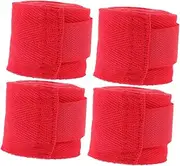 BESPORTBLE 4-Pack Boxing Hand Wraps Professional Cotton Gym Straps for Boxing Kickboxing Thai Hand Wrap Straps Durable Wrist Support