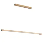 Oriel Lighting Caber LED Pendant Light Ash Wood 120cm