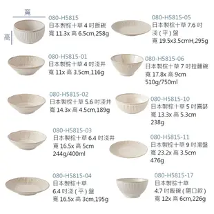 日本製棕十草碗盤 碗 盤 淺井 平盤 盤子 湯盤 圓缽 飯碗 湯碗 拉麵碗 點心盤 水果盤 陶瓷盤 日式陶瓷碗盤