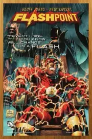 2011 DC Comics Flashpoint Print Ad/Poster Flash Batman Geoff Johns Andy Kubert