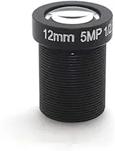 Single Board Camera Lens 12mm 5MP HD Network Camera Lens CCTV Lens Camera Accessories