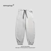 在飛比找ETMall東森購物網優惠-Mmoptop復古秋季純棉運動褲子