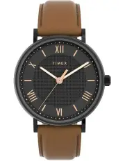 [Timex] Southview Leather Watch in Tan