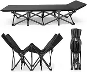 Lightweight Camping Cot for Adults Oxford Tent Portable Folding Cots for Sleeping Easy to Set up Camp Bed with Carry Bag, Support 200kg