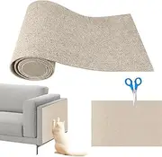 NATUYA Self-Adhesive Scratching Mat, Cat Scratching Mat, Cat Scratching Mat, Cat Scratching Board, Cat Wall Activity Scratching Posts (Cream, 40 * 100CM)