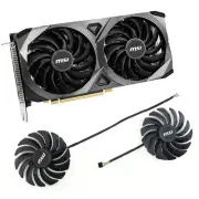 For MSI RX6700XT RX6600XT MECH 2X PLD10010B12HH Graphics Card Cooling Fan Cooler