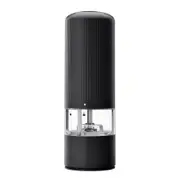 Black Electric ABS Portable Grinder Black Pepper & Salt Grinder Suitable for Sea Salt & Peppe