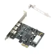 3-Port PCIe to 1394 A+B Controller Card For FireWire Devices 100/200/400/800Mbps