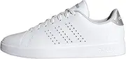 [adidas] Sportswear Advantage 2.0 Women's Lifestyle Shoes, White/Putty Mauve/Gold Metallic, US