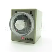 DC24V 6 Minutes 0-6M Power On Delay Timer Time Relay AH3-3 + Socket Base 8-PIN