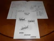 1952 1953 1954 FORD WIRING DIAGRAM MANUAL / '52 '53 '54 FORD CAR DIAGRAMS