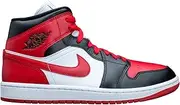 Jordan Womens Air Jordan 1 Mid BQ6472 079 Bred Toe - Size 6W