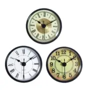 70mm Quartzs Clock Insert Decorative Table Clock Head with Arabic/Roman Numeral