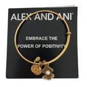 NWOT Alex & Ani Rafaelian Gold Oyster Pearl Bangle
