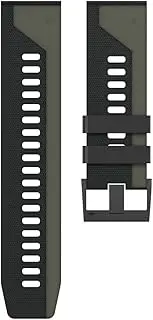 [ISOUDE] 22 26mm Silicone Quick Release Watchband Strap For Garmin Fenix 6X 6 6S Pro 5X 5 Plus 3HR 935 MK2 Watch Easyfit Bracelet Correa