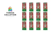 Silver 18-Inch Icicle Tinsel - 2000 Strands 12 Pack