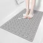 Extra Large Bath Mat Non Slip Bathtub Strong Suction Anti-Mold Rubber Shower Mat