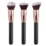 3Pcs Makeup Brushes Foundation Loose Powder Concealer Blending Blush Brush3591