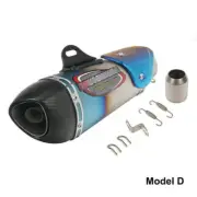 Exhaust Muffler Tube Mid Pipe Slip DB Killer 51mm Fits For Yamaha MT09 16-18