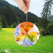Colorful Glass Crystal Prism Pendant Suncatcher 1.77 inches