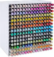 Sanfurney Art Marker Storage Rack for 240 Markers, Watercolour Brushes Pens Color Pencils Organizer Holder for Desk