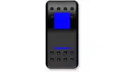 DRAG Rocker Switch - On/Off - RED DS-272147 ATV UTV OFF ROAD