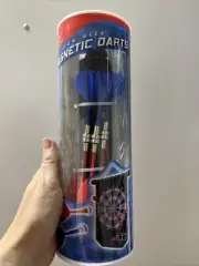 Safety Magnetic Dart Target Set Pong Team Cornhole Fun Size Family Game Bar
