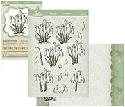 Hunkydory in Full Bloom Floral Delights Deco-Large Set - Stunning Snowdrops