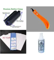 GOLF REPAIR REGRIP KIT - Clamp - Knife - Grip Tape - 8 oz Grip Solvent