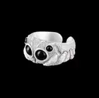 Jumping Spider Ring (adjustable), Light Silver