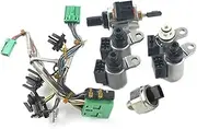 JF011E RE0F10A CVT Transmission Solenoid Kit Duel Switches Stepper Motor Compatible for Nissan/Dodge/Jeep Patriot/Mitsubishi/Lancer/Renault(Single Plug)