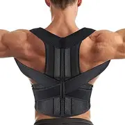 Corrector Back Brace for Men and Women Shoulder Lumbar Teenagers Full Belt Waist-Support