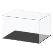 Acrylic Display Case Plastic Box Cube Storage Dustproof Showcase 41x31x25.5cm