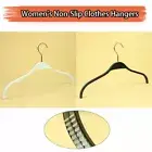 Coat Hangers Adult Clothes 38cm Strong Black Plastic Shirt Top Trousers Skirt