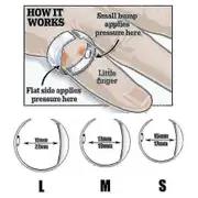 Stop Snoring Ring Anti Snore Acupressure Sleep Aid Device Rings 3 Sizes Gifts Medium