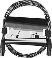 HAMPPLIES XLR Cable Pin XLR Microphone Wire for Guitars Microphones Speakers Professional Audio Accessory with Advanced Noise Reduction Technology